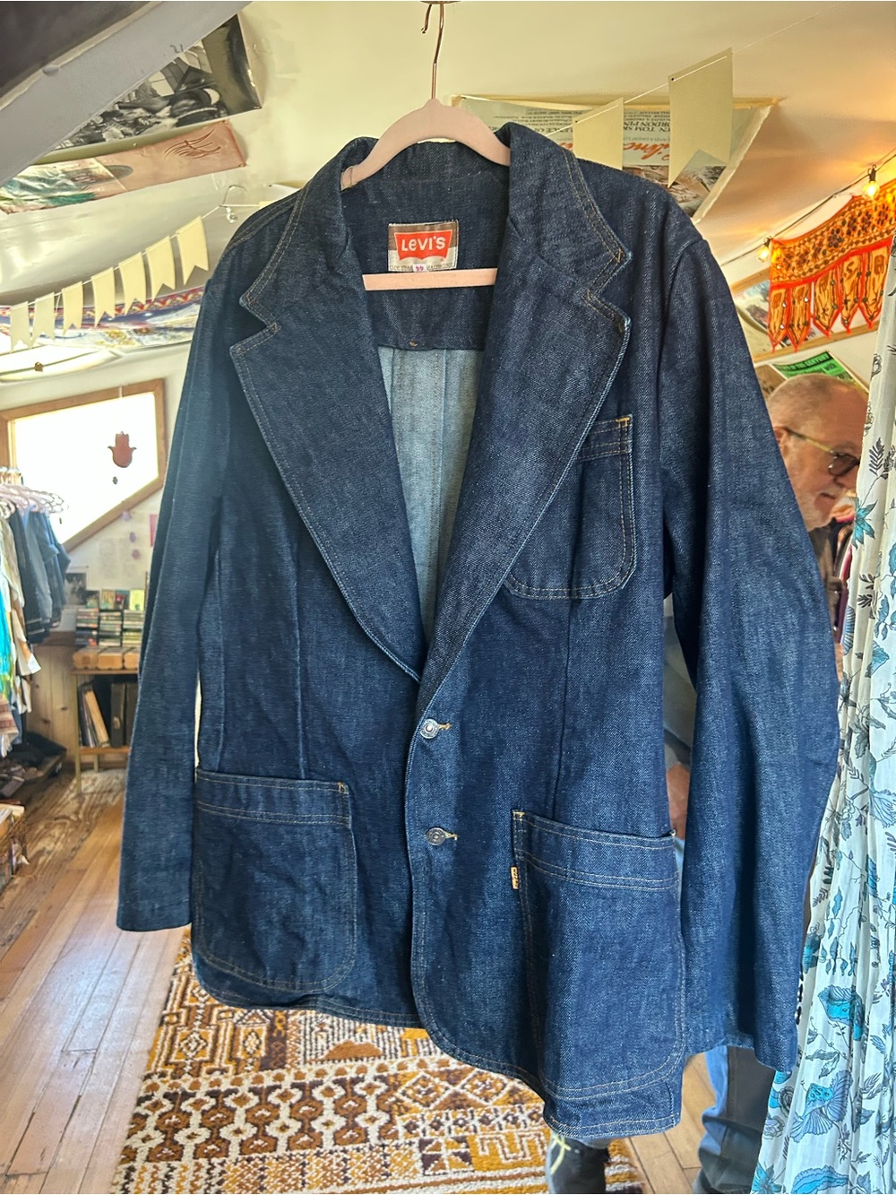 Levi's Indigo Denim Chore Jacket